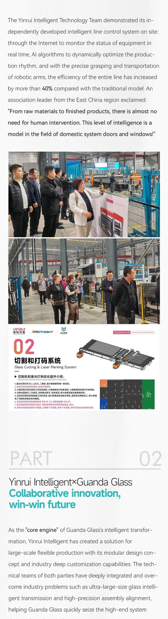 Yinrui & Guanda Glass lead smart system door/window mfg
